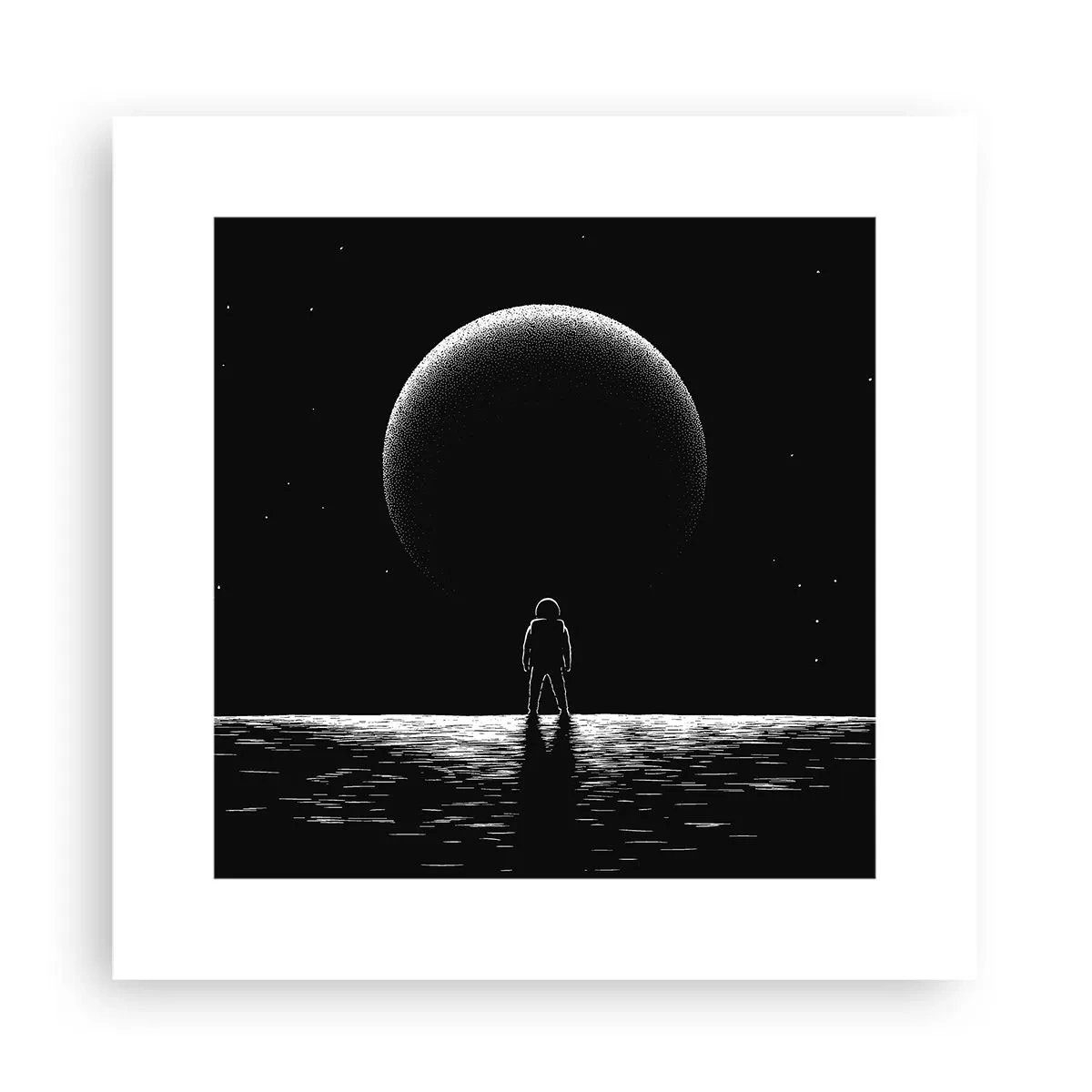 Poszter - Szemtől szemben - 30x30 cm