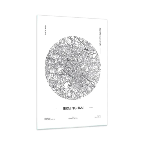 Üveg kép - Birmingham anatómiája - 70x100 cm