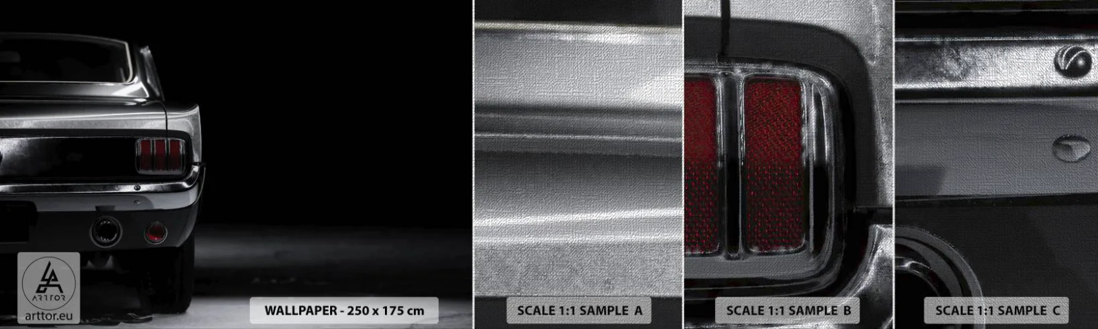 Fotótapéta Minta Premium Canvas - Klasszikus báj - Autó, Retro, Autó - 100x30 cm