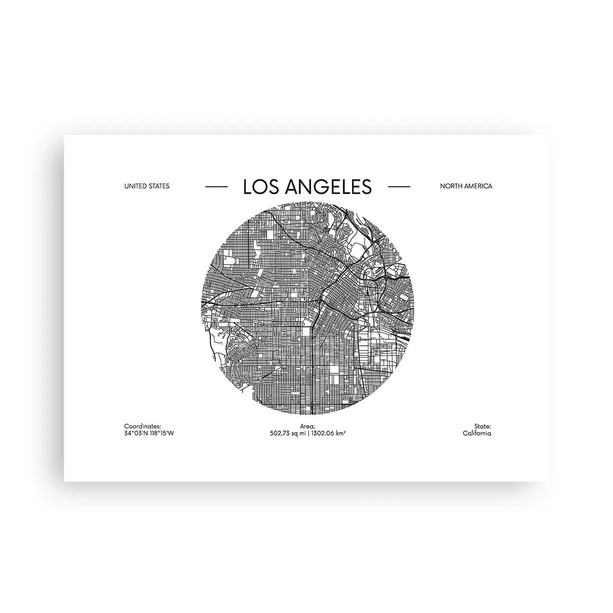 Poszter - Los Angeles anatómiája - 70x50 cm