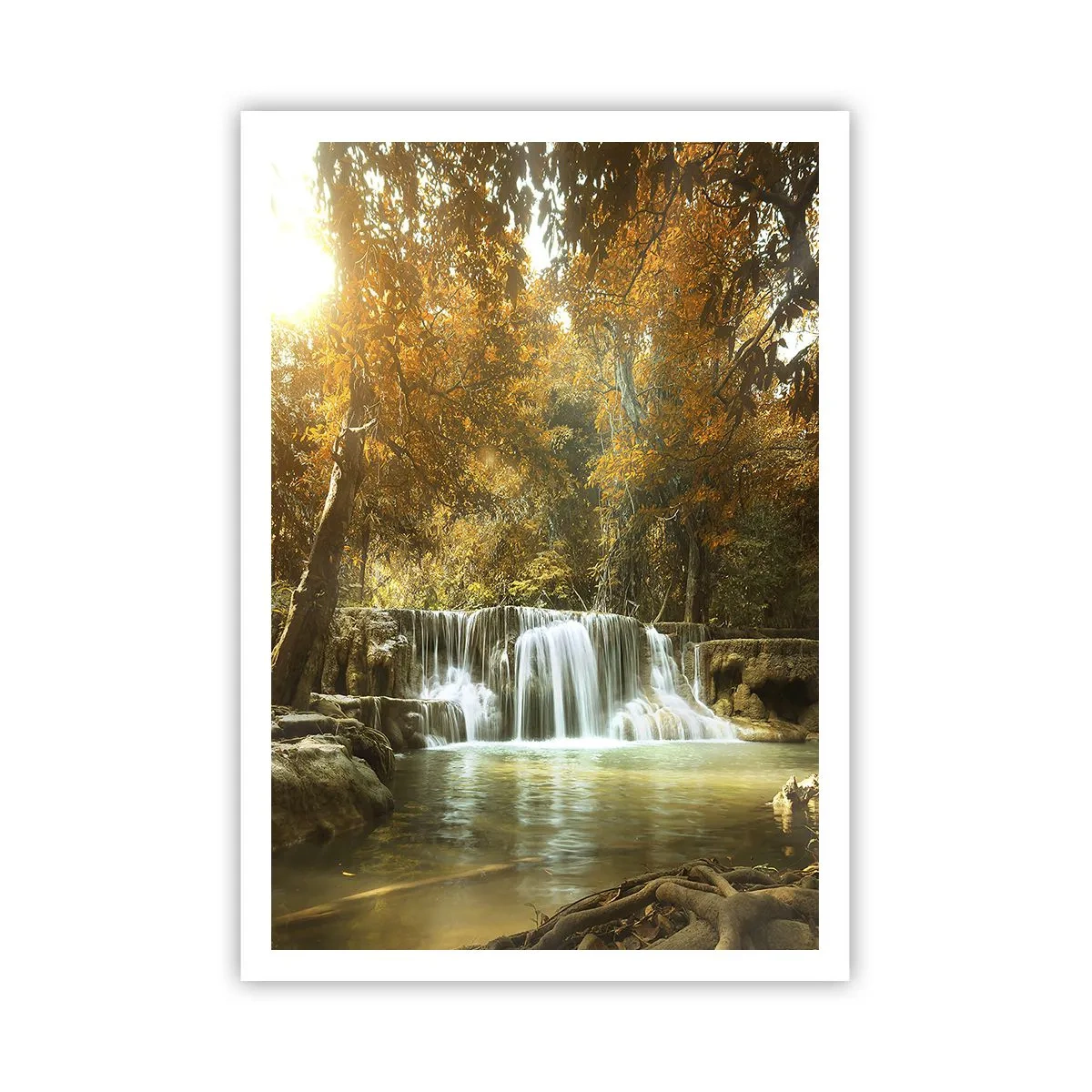 Poszter - Park kaszkád - 70x100 cm