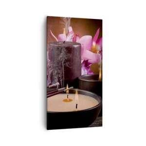 Vászonkép - Megtisztítani az elmét, megnyugtatni a testet - 55x100 cm