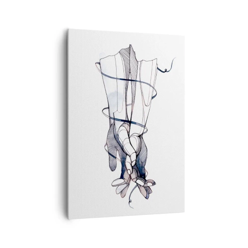 Vászonkép - Érintés tanulmányozása - 70x100 cm