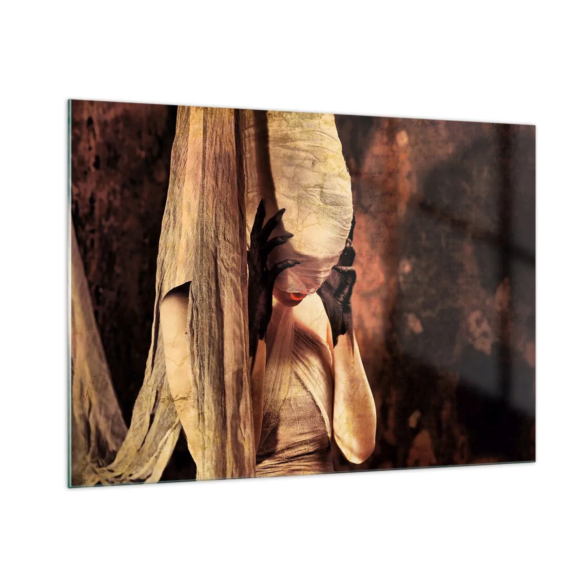 Üveg kép - A jó és a rossz között - 100x70 cm