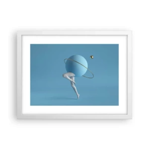 Poszter fekete keretben - És a bolygók megbolondulnak - 40x30 cm