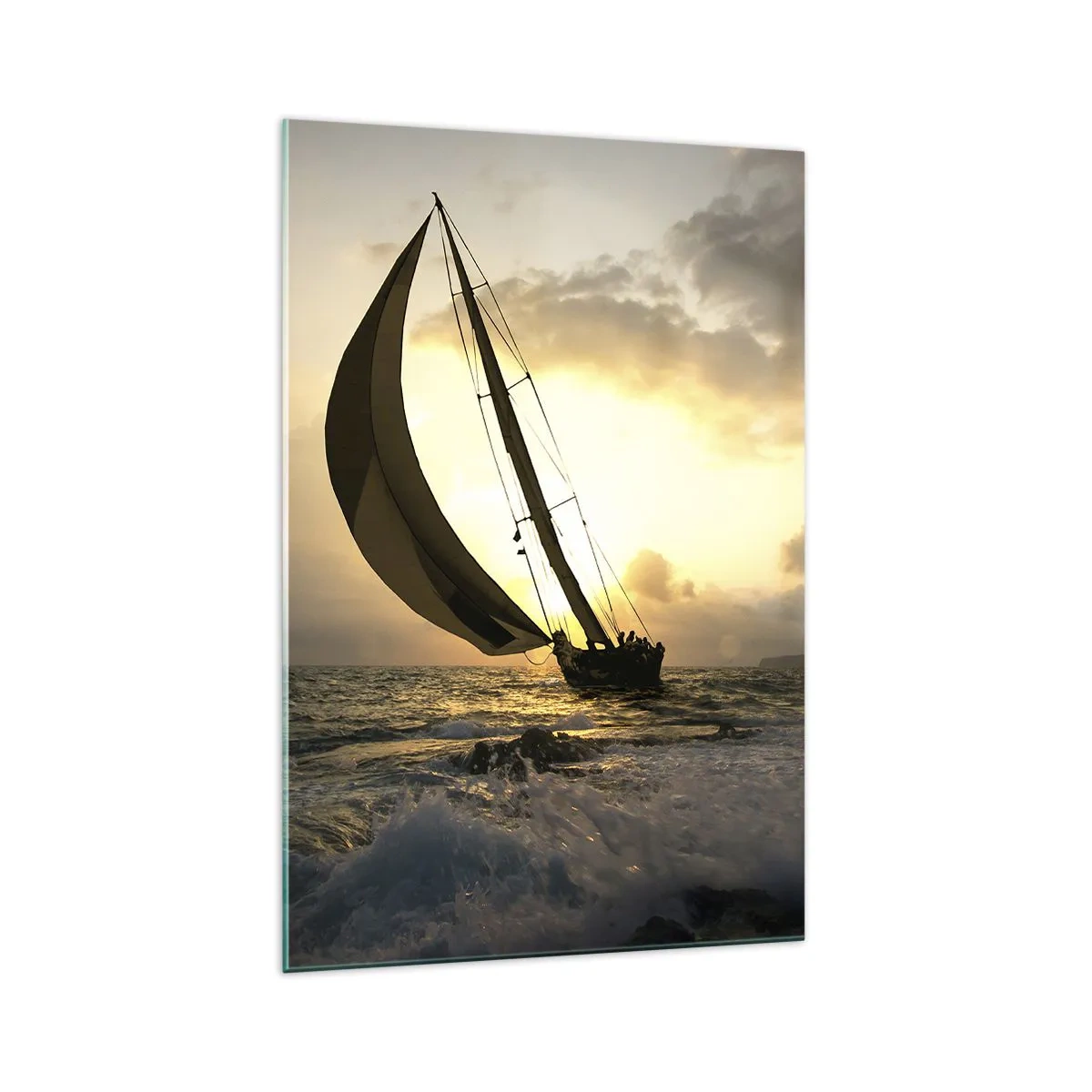 Üveg kép - Széllel és széllel szemben - 70x100 cm