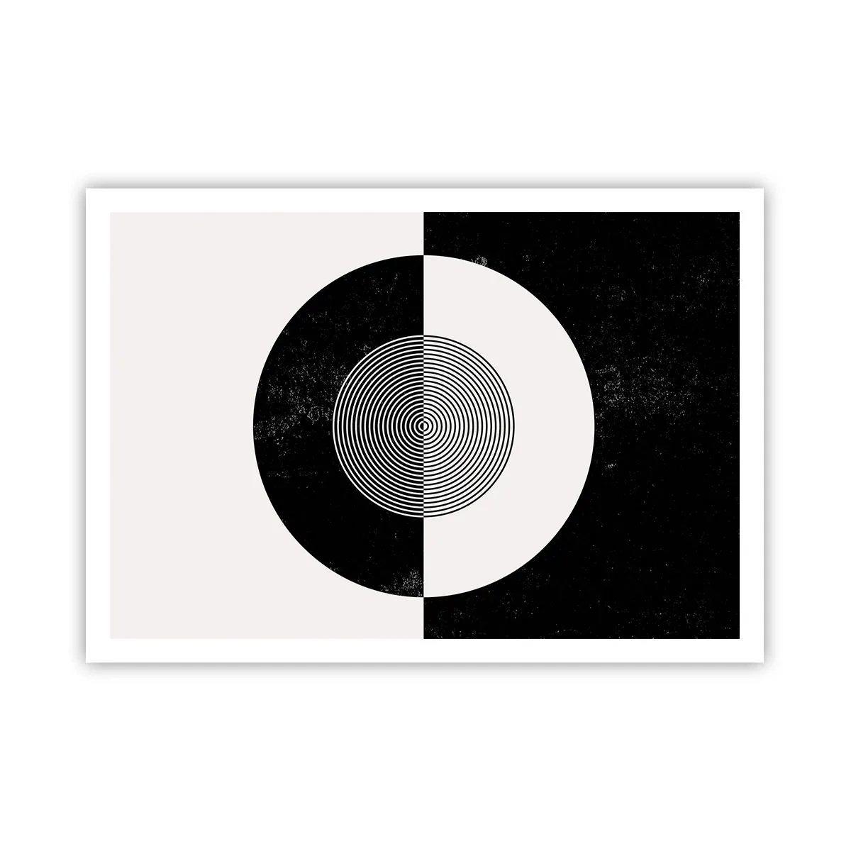 Poszter - Harmónia fekete-fehérben - 100x70 cm