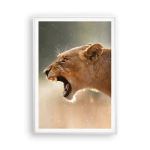 Poszter fekete keretben - Próbálj meg nem hallgatni - 70x100 cm