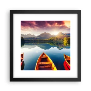 Poszter fehér keretben - Semmi a természet ellen - 30x30 cm