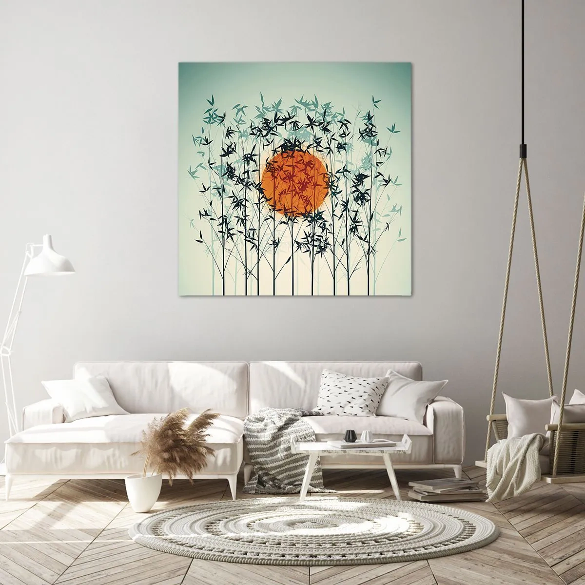 Vászonkép - Japán nap - 70x70 cm