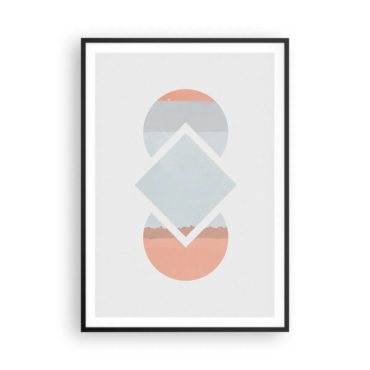 Poszter fehér keretben - A helyzet egyértelmű - 70x100 cm