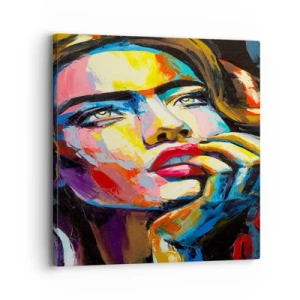 Vászonkép - Az álmok úgy repülnek az égen, mint a madarak - 30x30 cm