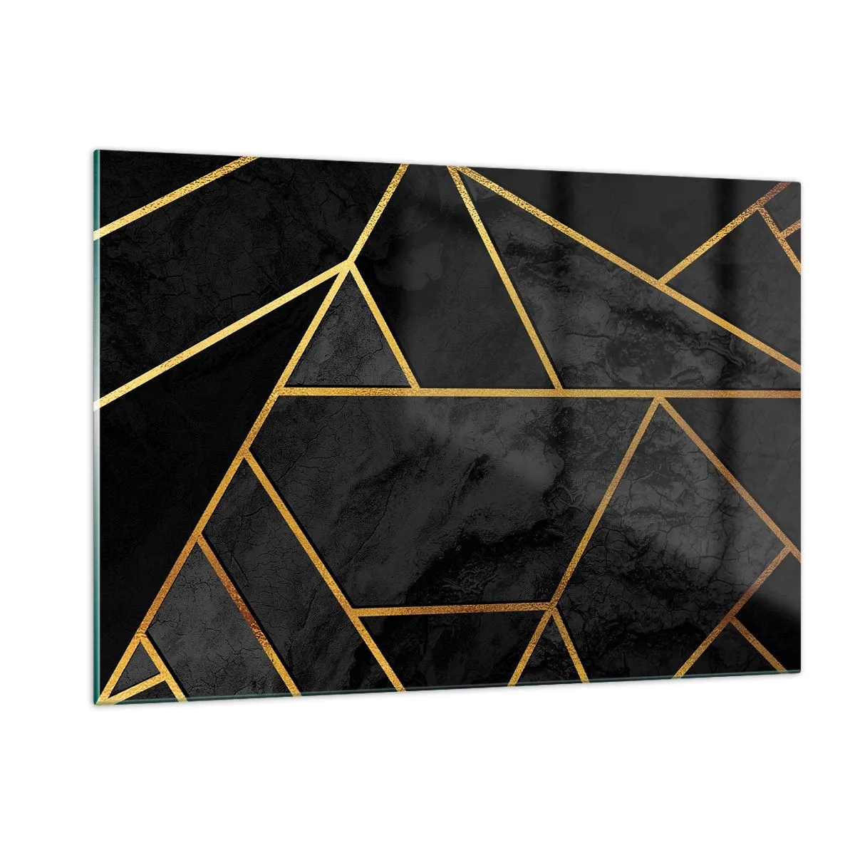 Üveg kép - Sötétség és ragyogás - 120x80 cm
