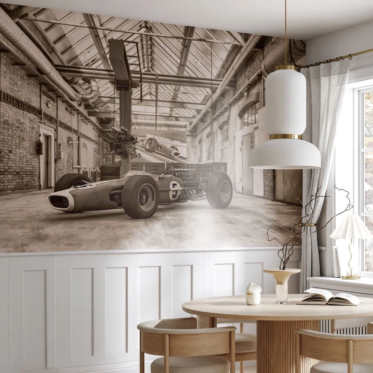 Öntapadós Fotótapéta Deluxe Sticker - A győztes pihenője - Forma-1, Retro, Autóipari - 250x175 cm