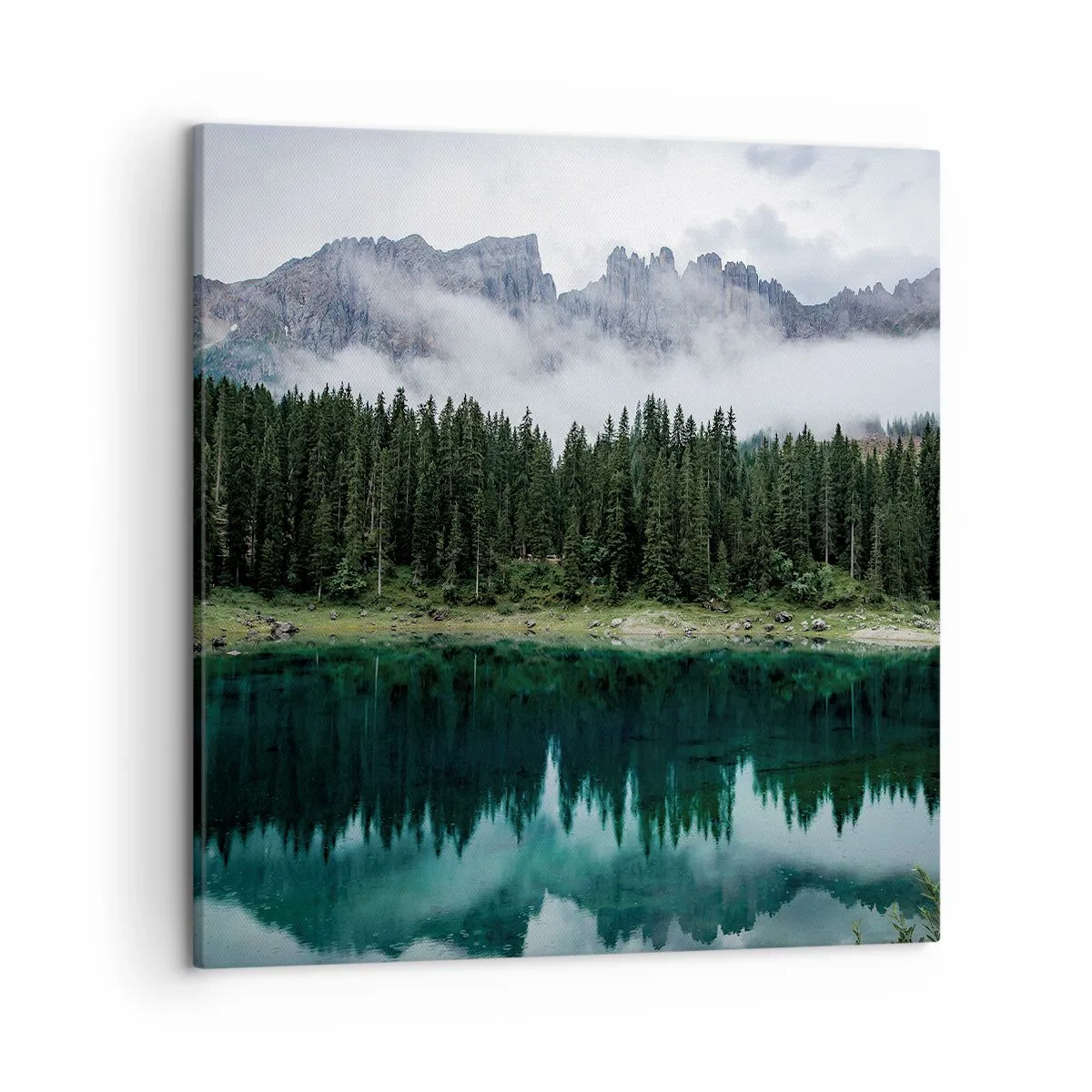 Vászonkép - Csitt, csit, ne zavard fel az állóvizet... - 50x50 cm