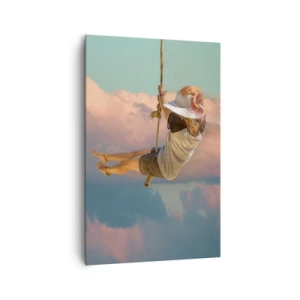 Vászonkép - Szórakozás a fellegekben - 80x120 cm