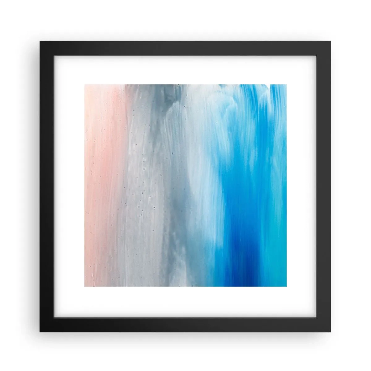 Poszter fehér keretben - Elemek: levegő - 30x30 cm