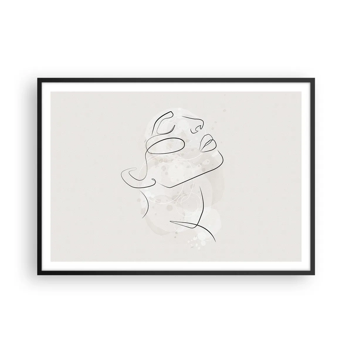 Poszter fehér keretben - Egy álom körvonala - 100x70 cm