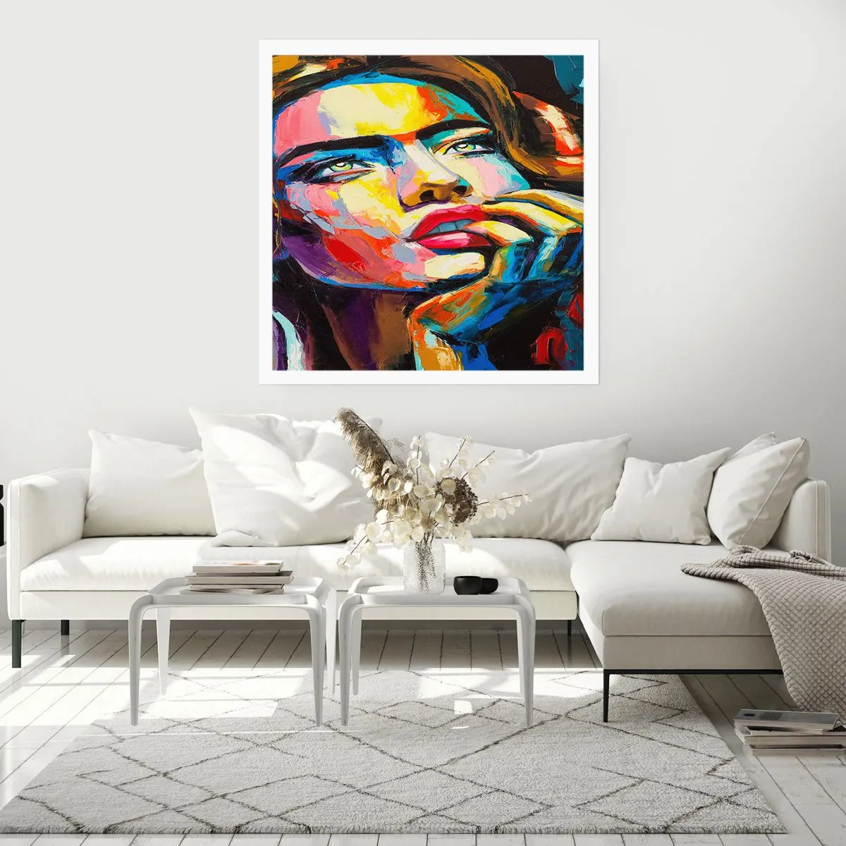 Poszter - Az álmok úgy repülnek az égen, mint a madarak - 60x60 cm