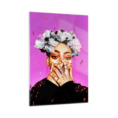 Üveg kép - Egy kis őrültség - 50x70 cm