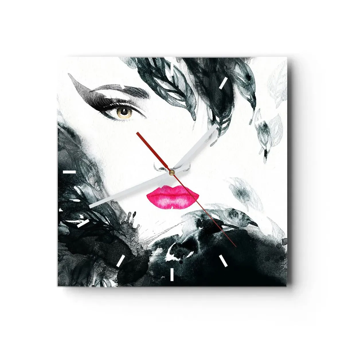 Falióra, Óra - Figyelem! Femme fatale - 30x30 cm
