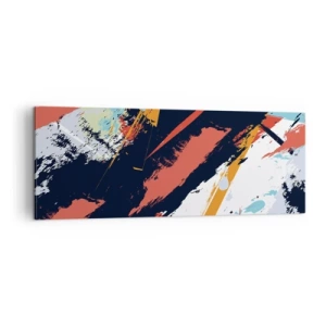 Vászonkép - Dinamikus kompozíció - 140x50 cm