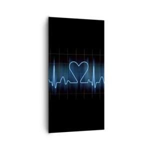 Vászonkép - A szív ritmusában - 65x120 cm