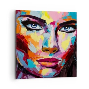 Vászonkép - A lélek is színes - 50x50 cm