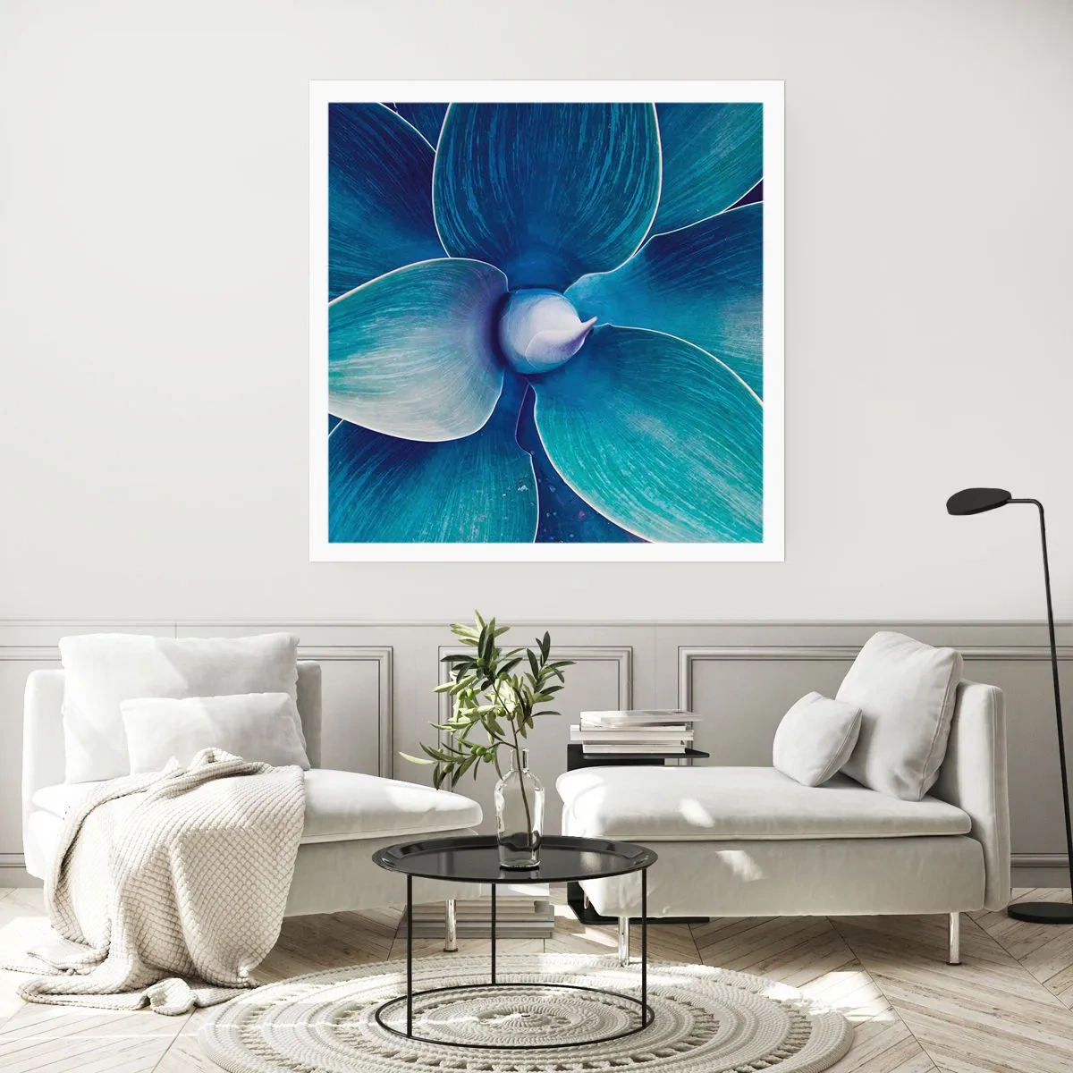 Poszter - Kékezve az égből - 40x40 cm