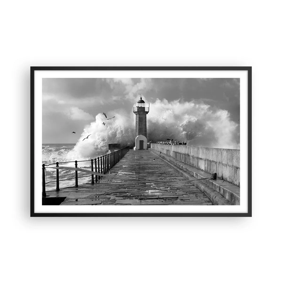 Poszter fehér keretben - Rettenthetetlen - 91x61 cm