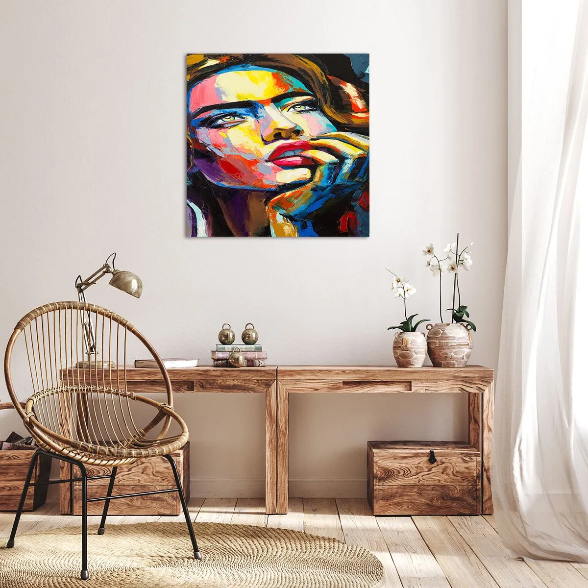 Vászonkép - Az álmok úgy repülnek az égen, mint a madarak - 40x40 cm