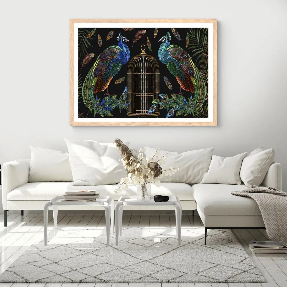 Poszter világos tölgy keretben - Királyi köntösben - 100x70 cm