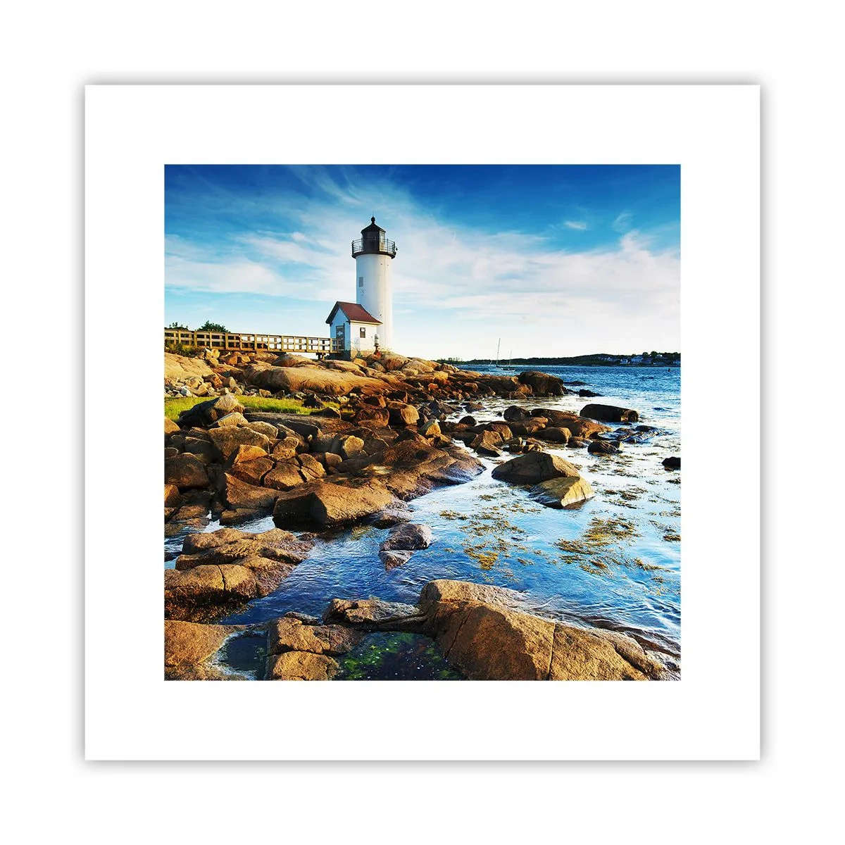 Poszter - Gyertek vissza boldogan, várlak - 30x30 cm