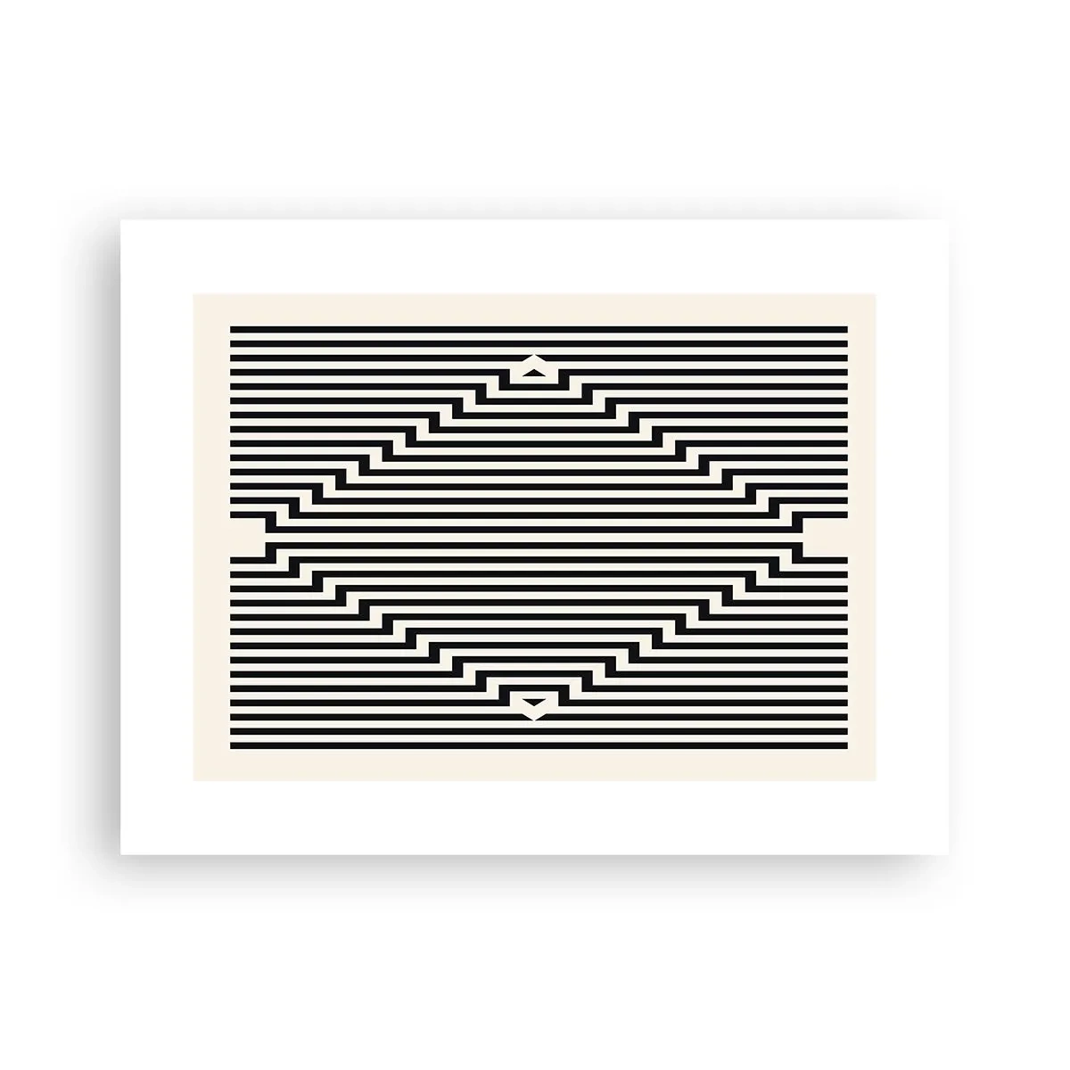 Poszter - Geometrikus illúzió - 40x30 cm