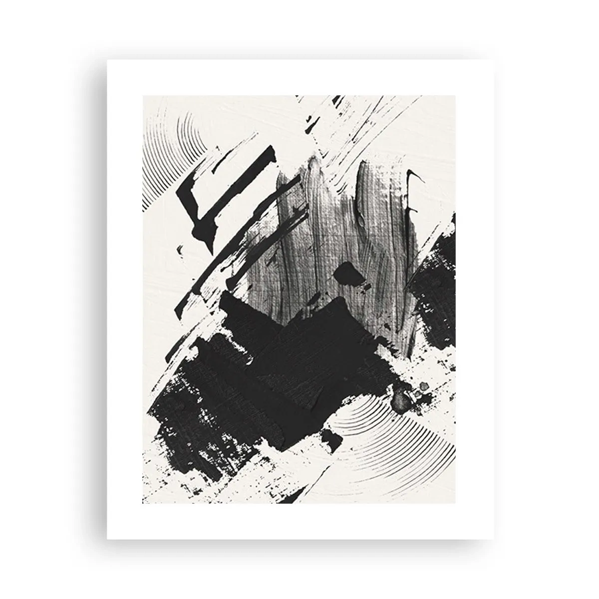 Poszter - Absztrakció - a fekete kifejezése - 40x50 cm