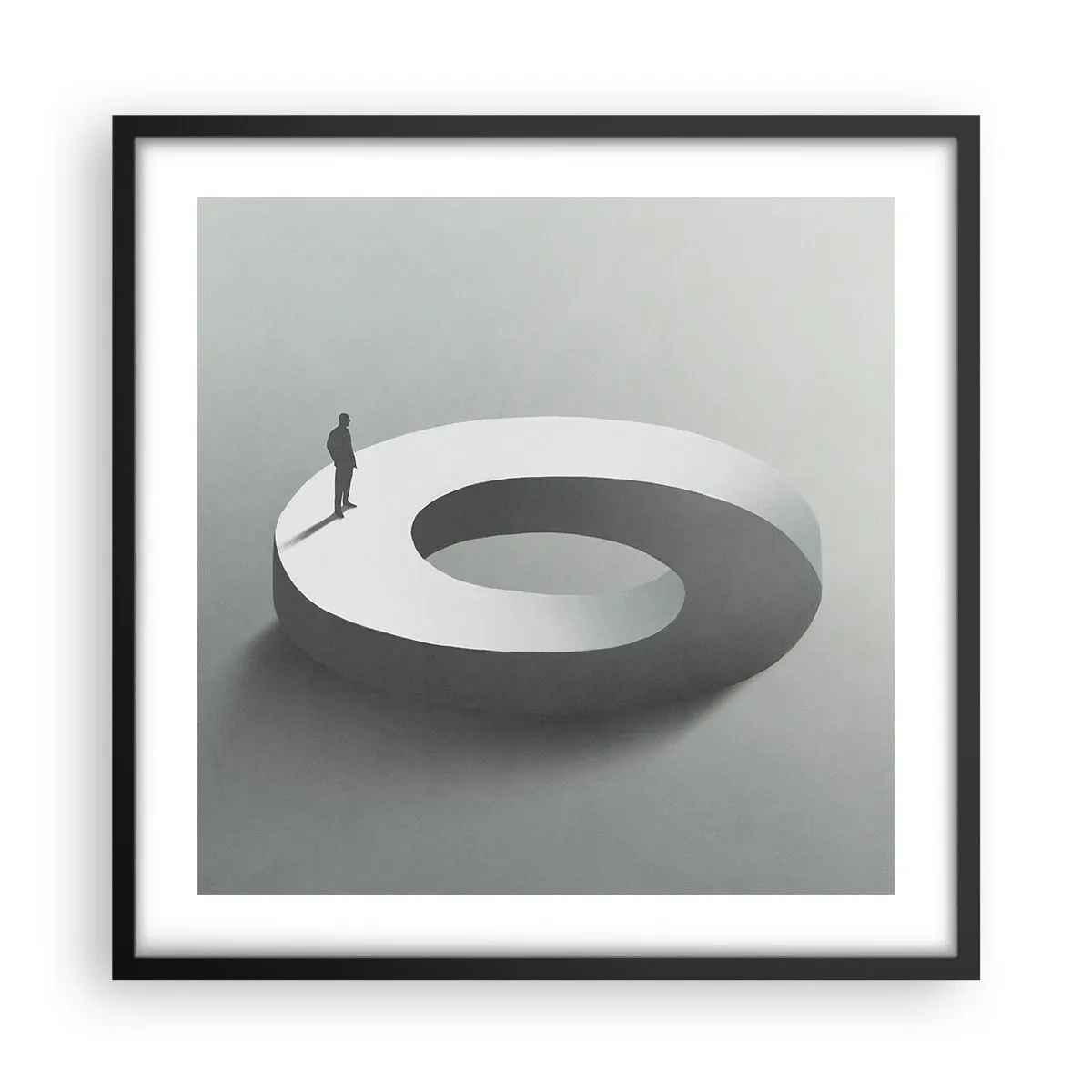 Poszter fehér keretben - És bölcsnek lenni - 50x50 cm