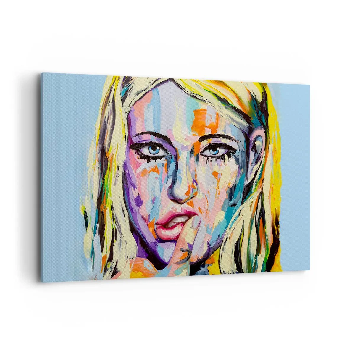 Vászonkép - Nézz egyenesen a szemébe - 120x80 cm