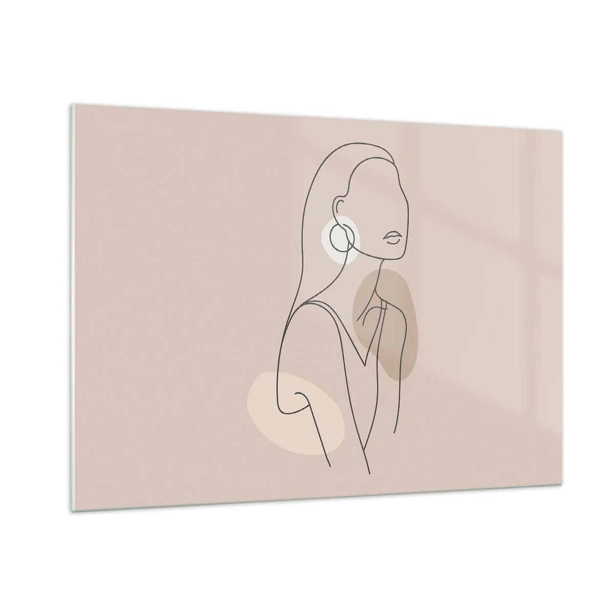 Üveg kép - Leány ikonja - 100x70 cm