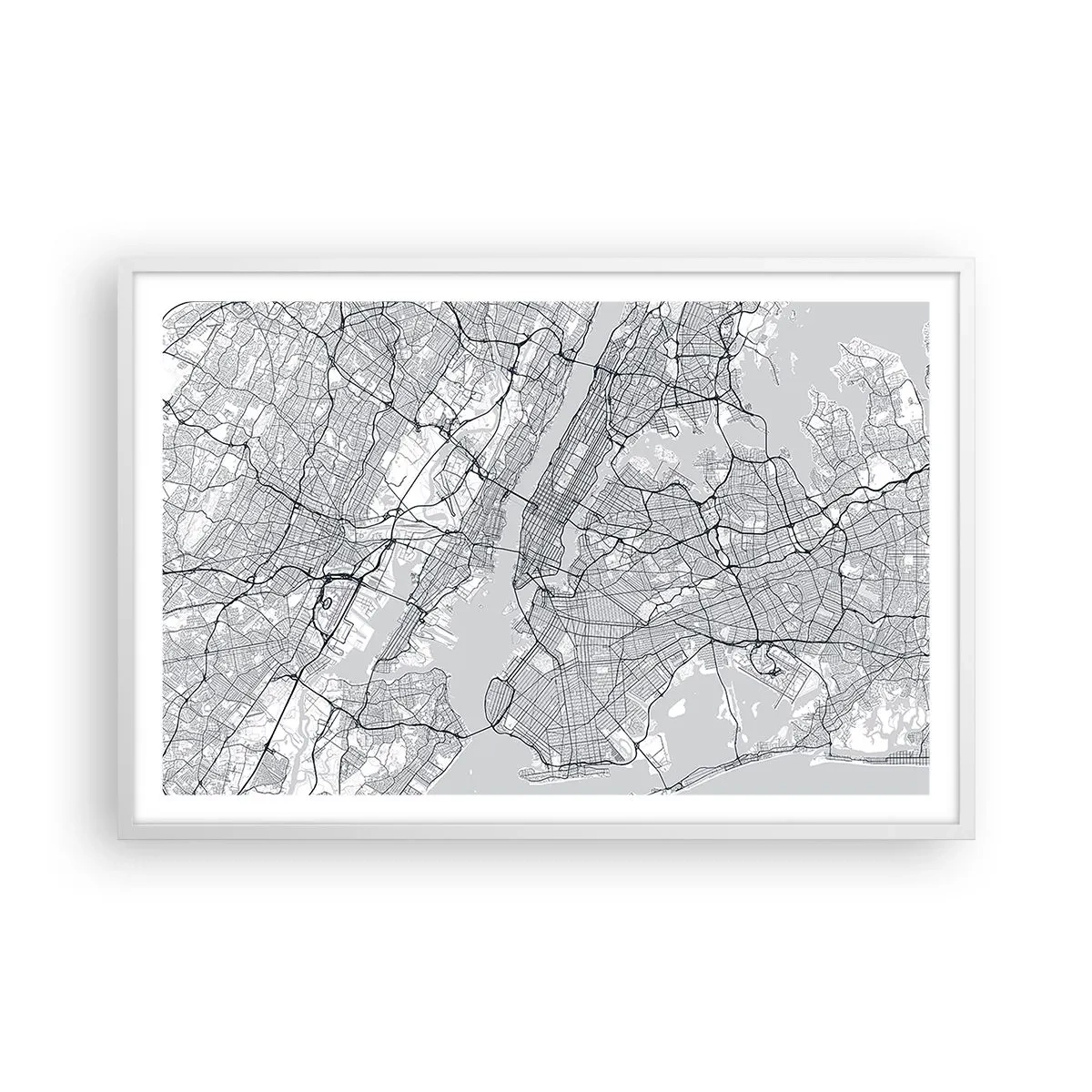 Poszter fekete keretben - Metropolisz anatómiája - 91x61 cm