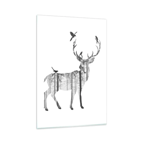 Üveg kép - Erdei jó szellem - 80x120 cm