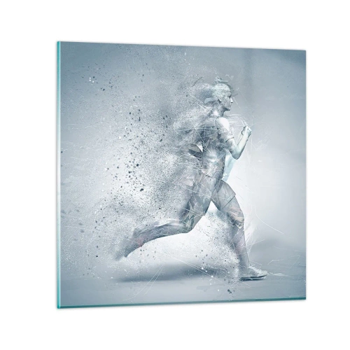 Üveg kép - Kristálytiszta energia - 30x30 cm