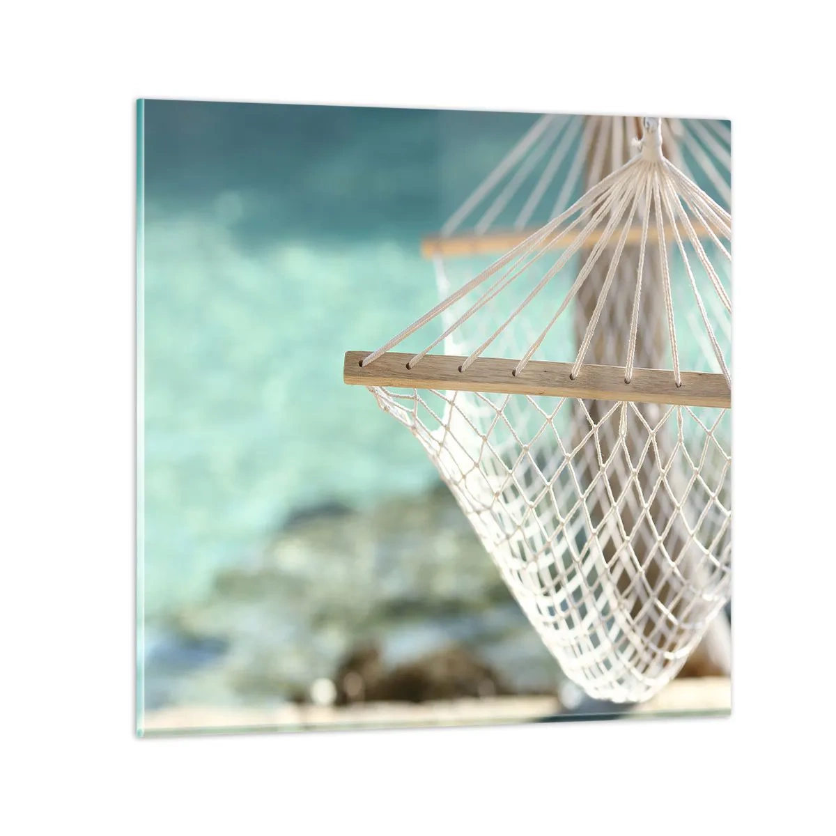 Üveg kép - Itt az ideje a pihenésnek - 60x60 cm