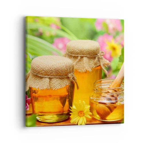 Vászonkép - Édes és virágos - 40x40 cm