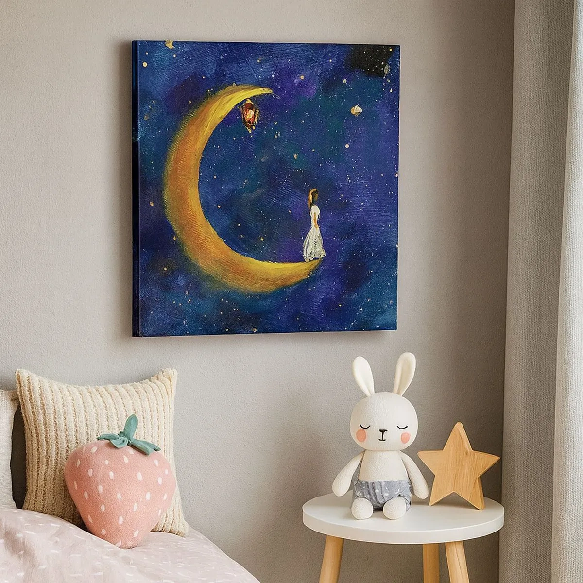 Vászonkép - A világ hívása - 30x30 cm