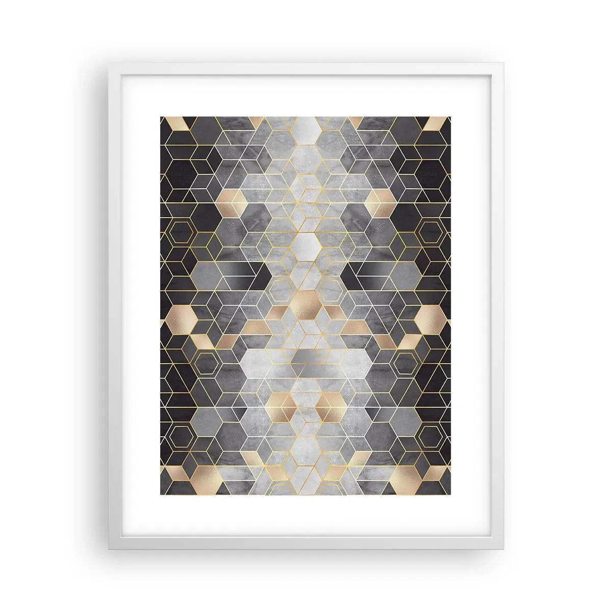 Poszter fekete keretben - Gyémánt kompozíció - 40x50 cm
