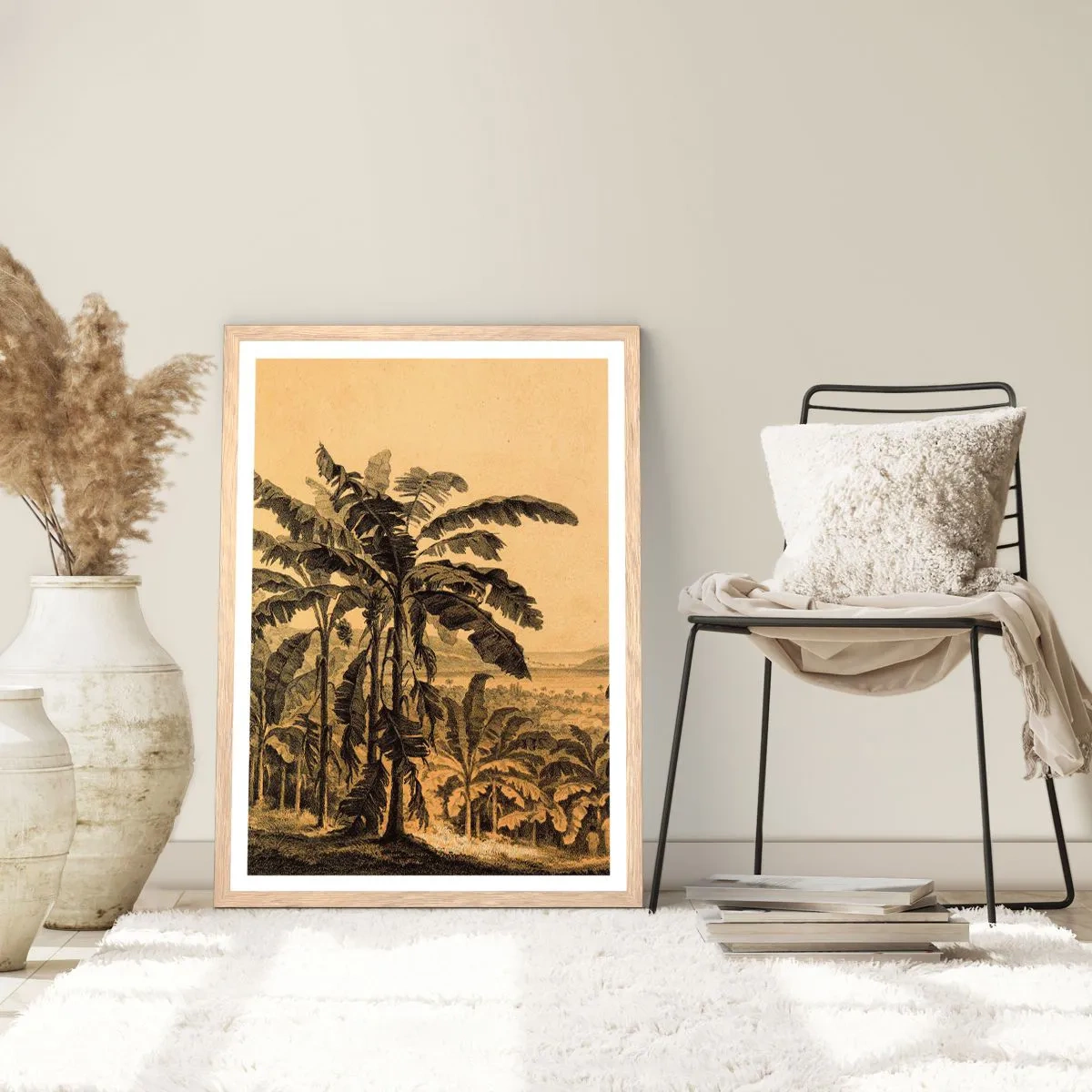 Poszter világos tölgy keretben - Gyarmati klímában - 70x100 cm