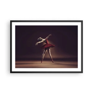 Poszter fehér keretben - Egy prima balerina - 70x50 cm