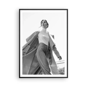 Poszter fehér keretben - Velem jössz? - 70x100 cm