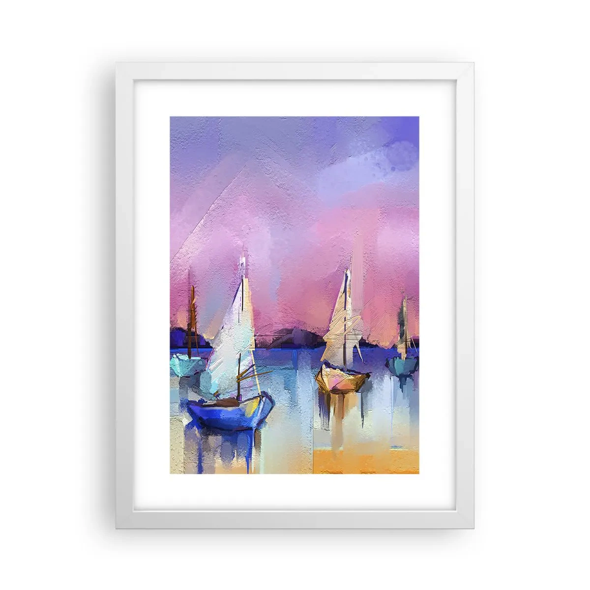 Poszter fekete keretben - Irány: széles vizek - 30x40 cm