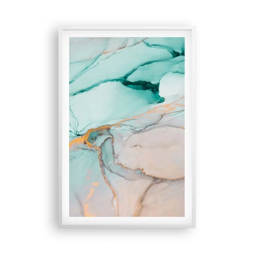 Poszter fekete keretben - Formák és színek tánca - 61x91 cm